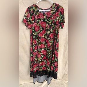 Floral LuLaRoe T-Shirt Dress